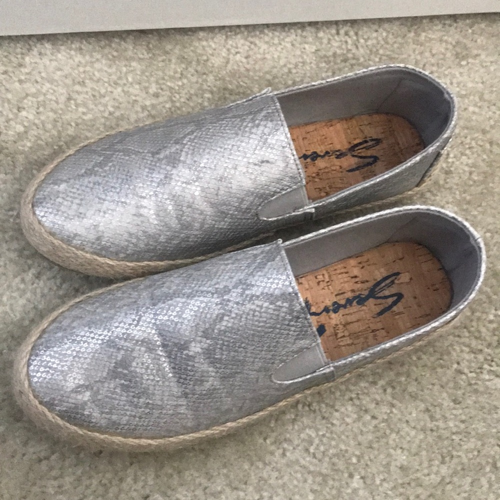 Fake Snakeskin slip ons